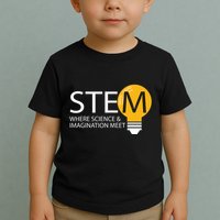 Stem Where Science & Imagination Meet Funny Toddler T-Shirt
