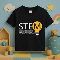 Stem Where Science & Imagination Meet Funny Toddler T-Shirt