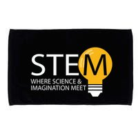 Stem Where Science & Imagination Meet Funny Microfiber Hand Towel