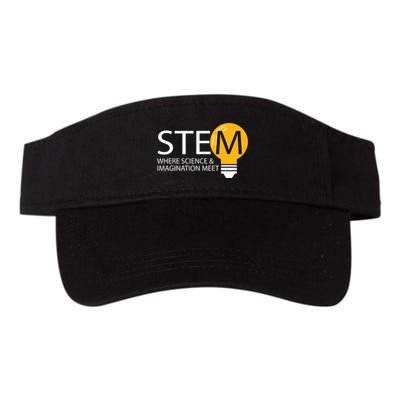 Stem Where Science & Imagination Meet Funny Valucap Bio-Washed Visor