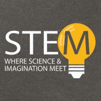 Stem Where Science & Imagination Meet Funny Cotton Canvas Backpack