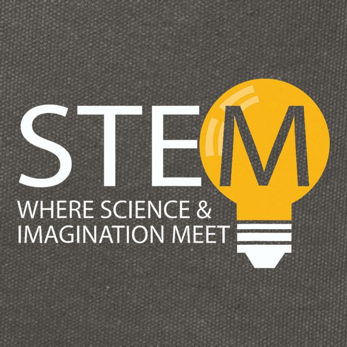 Stem Where Science & Imagination Meet Funny Cotton Canvas Backpack