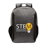 Stem Where Science & Imagination Meet Funny Vector Backpack