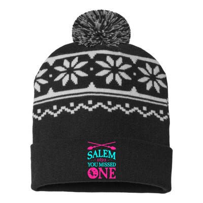 Salem Witch Trials Shirts 1692 You Missed One Witch Halloween USA-Made Snowflake Beanie