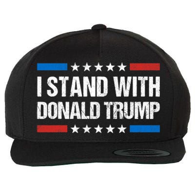 Stand With Trump Support Our President Donald Trump, Trump Indicted Wool Snapback Cap