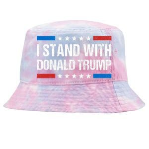 Stand With Trump Support Our President Donald Trump, Trump Indicted Tie-Dyed Bucket Hat