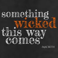 Something Wicked This Way Comes Shakespeare Halloween Meaningful Gift Adult Drive Performance Visor