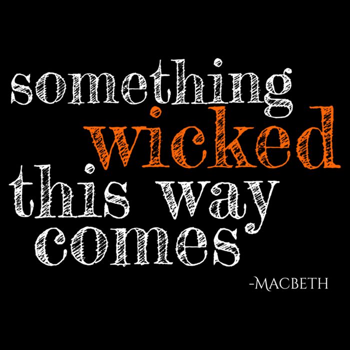 Something Wicked This Way Comes Shakespeare Halloween Meaningful Gift Cooling Performance Long Sleeve Crew