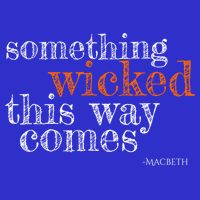 Something Wicked This Way Comes Shakespeare Halloween Meaningful Gift Short Acrylic Beanie