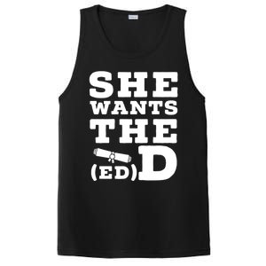 She Wants The Ed D Funny Graduation Doctorate Ed D Graduate Gift PosiCharge Competitor Tank