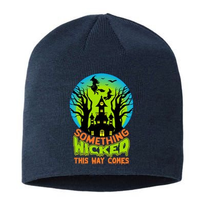 Something Wicked This Way Comes Halloween Night Sustainable Beanie