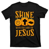 Shine With The Light Of Jesus Halloween Costume Christian T-Shirt