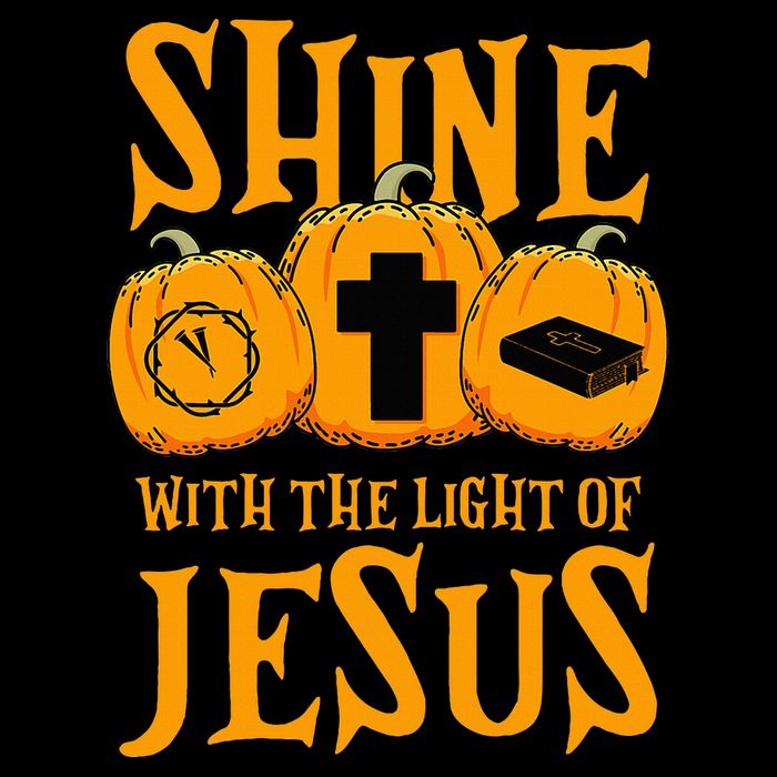 Shine With The Light Of Jesus Halloween Costume Christian Drawstring Bag