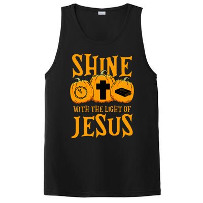 Shine With The Light Of Jesus Halloween Costume Christian PosiCharge Competitor Tank