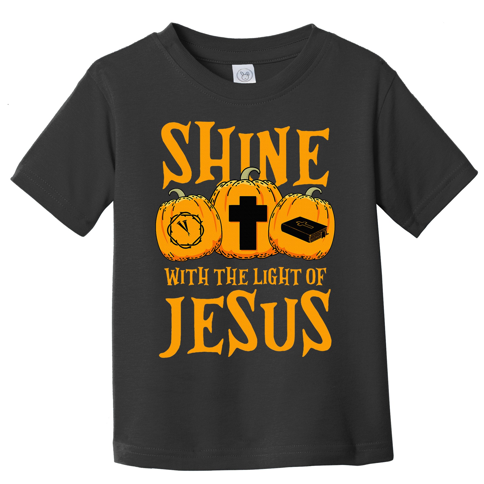 Shine With The Light Of Jesus Halloween Costume Christian Toddler T-Shirt