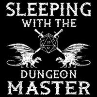 Sleeping With The Dungeon Dragons Master Funny Gamer RPG 7-Panel Snapback Hat