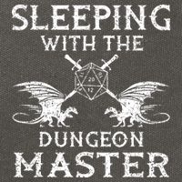 Sleeping With The Dungeon Dragons Master Funny Gamer RPG Cotton Canvas Backpack