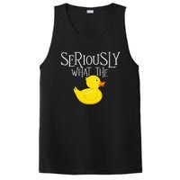 Seriously What The Duck Duck Lover Pun PosiCharge Competitor Tank