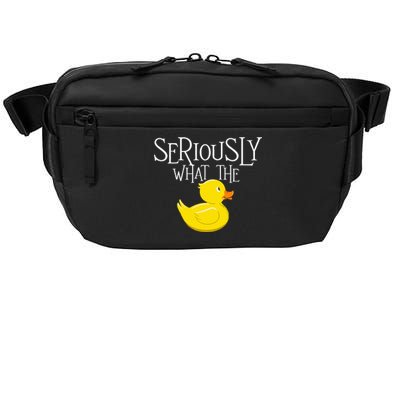 Seriously What The Duck Duck Lover Pun Crossbody Pack