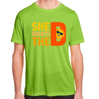 She Wants The Vitamin D Sun Tanning Sun Retro Vitamin D Gift Adult ChromaSoft Performance T-Shirt