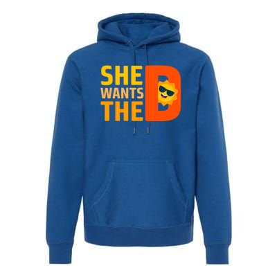 She Wants The Vitamin D Sun Tanning Sun Retro Vitamin D Gift Premium Hoodie