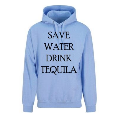 Save Water Tequila Great Gift Funny Beer Lovers Gift Unisex Surf Hoodie