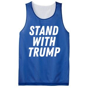 Stand With Trump Donald Trump Usa President 2024 Gift Mesh Reversible Basketball Jersey Tank