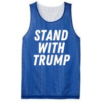 Stand With Trump Donald Trump Usa President 2024 Gift Mesh Reversible Basketball Jersey Tank