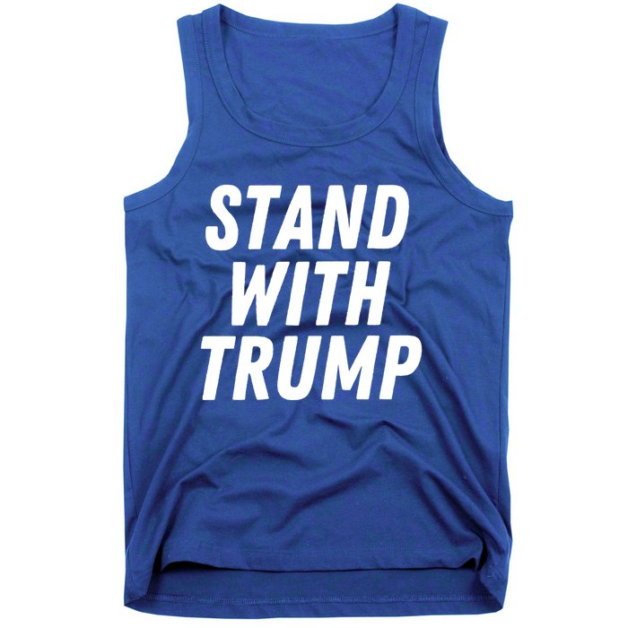 Stand With Trump Donald Trump Usa President 2024 Gift Tank Top