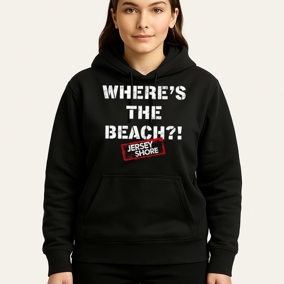 Shore Wheres The Beach Hoodie
