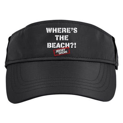 Shore Wheres The Beach Adult Drive Performance Visor