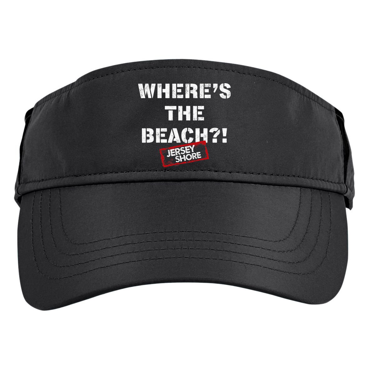 Shore Wheres The Beach Adult Drive Performance Visor