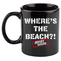 Shore Wheres The Beach 11oz C Handle Ceramic Mug