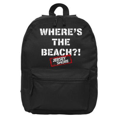 Shore Wheres The Beach 16 in Basic Backpack