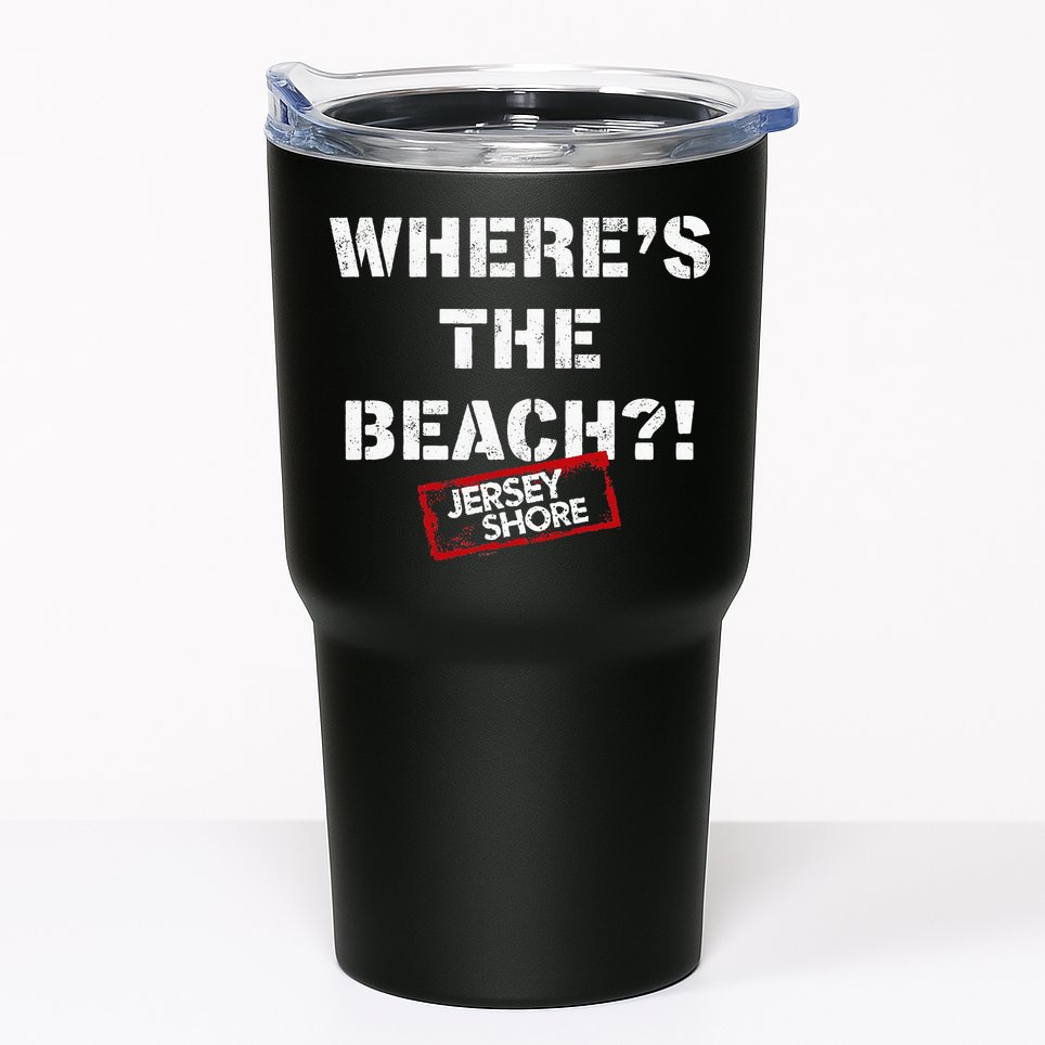 Shore Wheres The Beach Tumbler