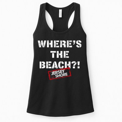 Shore Wheres The Beach Womens Tank Top