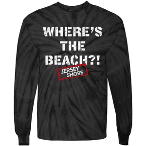 Shore Wheres The Beach Tie-Dye Long Sleeve Shirt