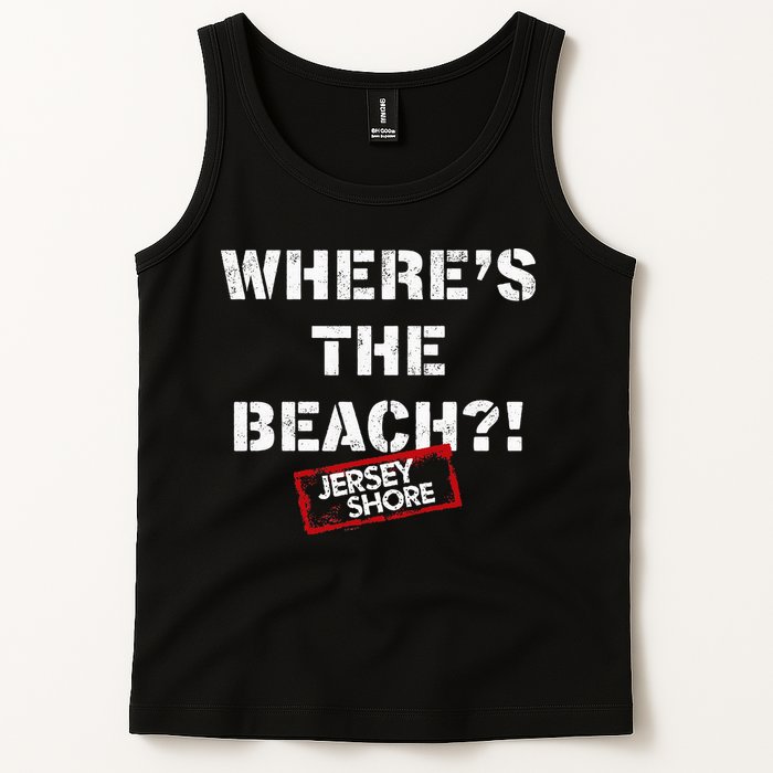 Shore Wheres The Beach Tank Top