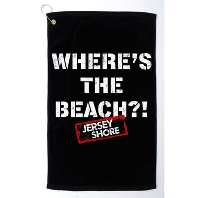 Shore Wheres The Beach Golf Towel