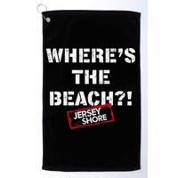 Shore Wheres The Beach Golf Towel
