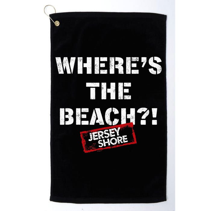 Shore Wheres The Beach Golf Towel