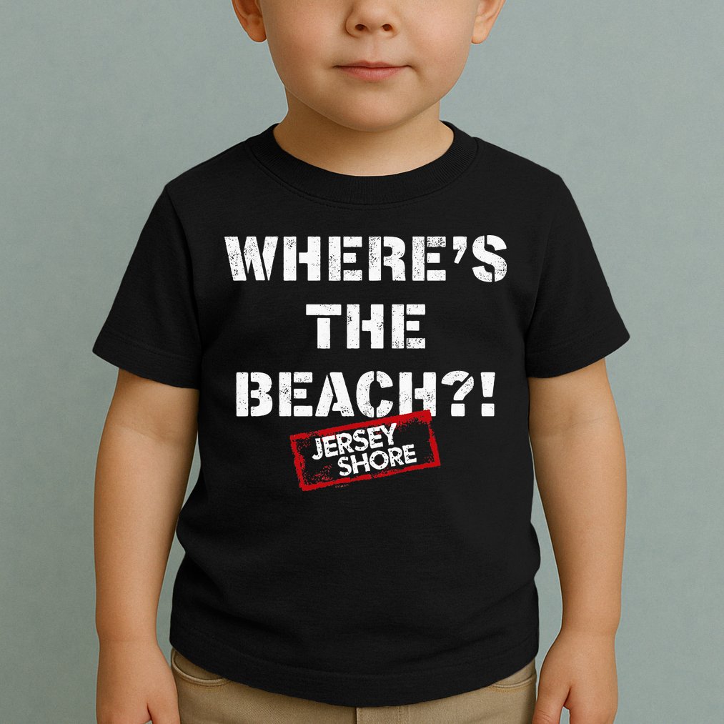 Shore Wheres The Beach Toddler T-Shirt