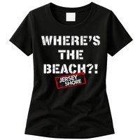Shore Wheres The Beach Womens T-Shirt