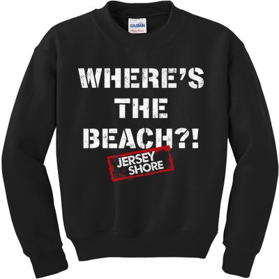 Shore Wheres The Beach Kids Sweatshirt