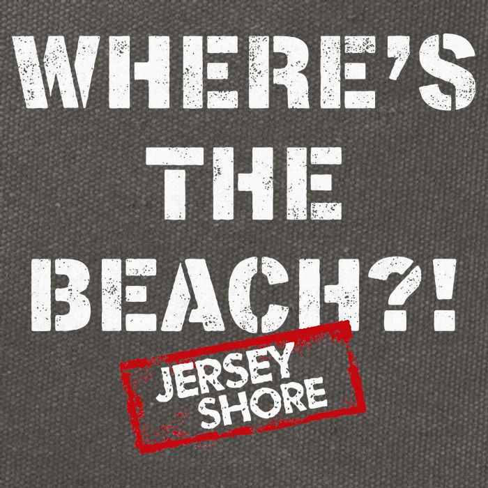 Shore Wheres The Beach Cotton Canvas Backpack