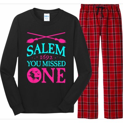 Salem Witch Trials 1692 You Missed One Witch Halloween Long Sleeve Pajama Set