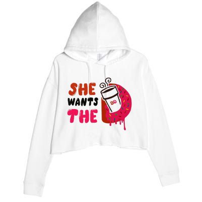 She Wants The Dd Crop Fleece Hoodie