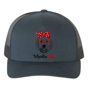 S Wheaten Terrier Mom Mama Dog Vneck Yupoong Adult 5-Panel Trucker Hat