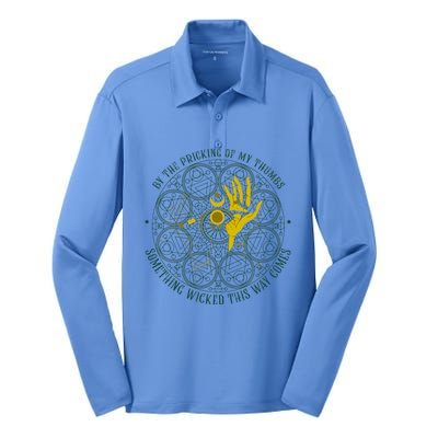 Something Wicked This Way Comes Silk Touch Performance Long Sleeve Polo