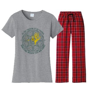 Something Wicked This Way Comes Women's Flannel Pajama Set